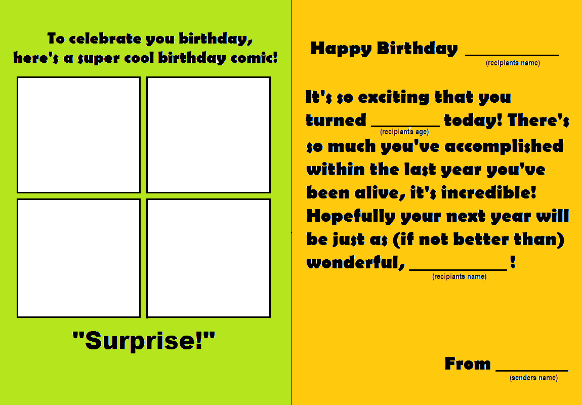 Benji birthday card 2