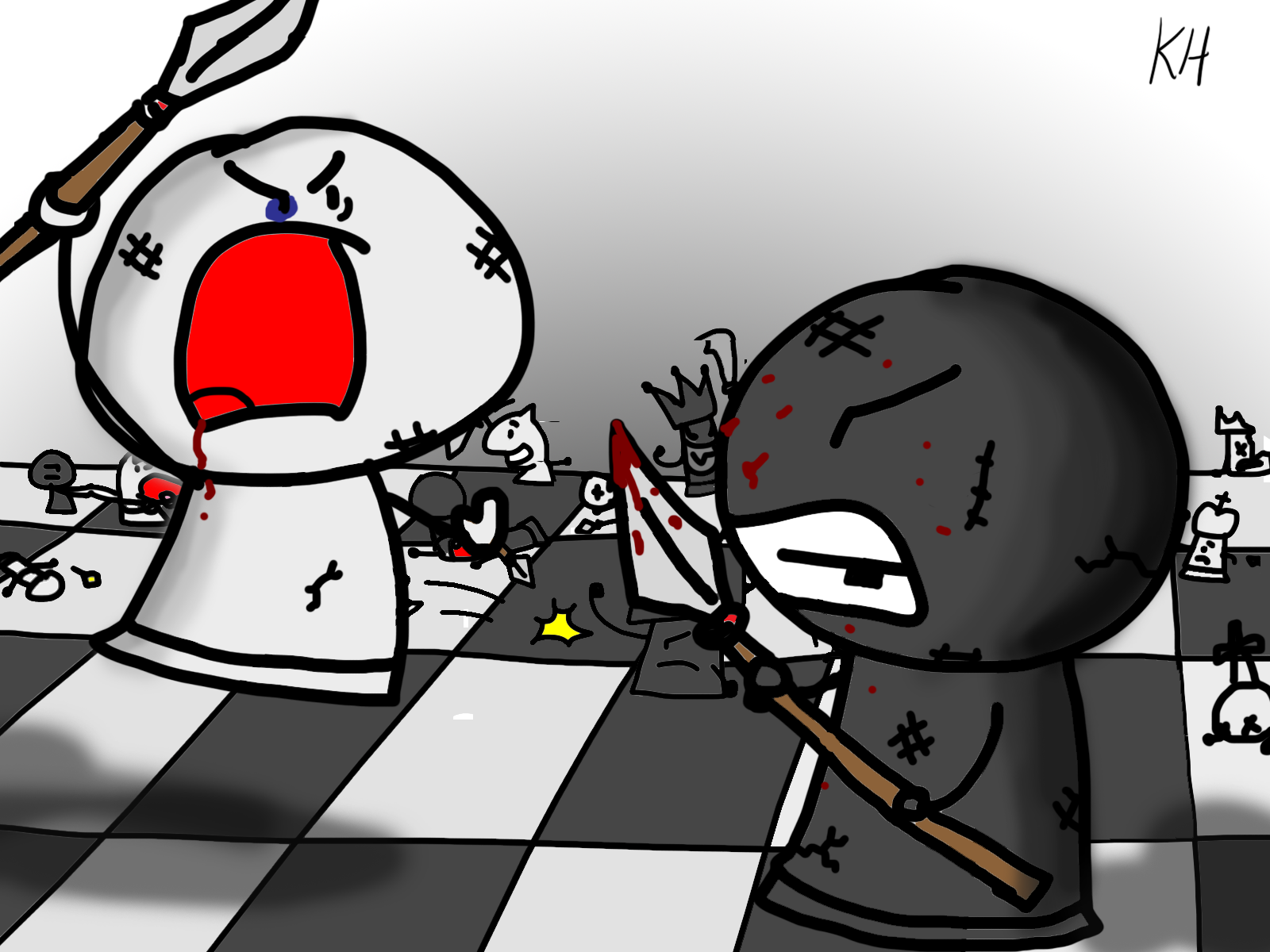 Chess fight